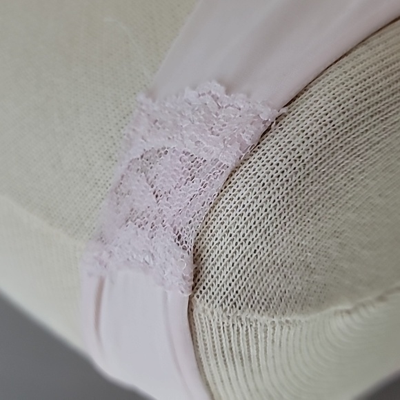 Vintage JCPENNEY nylon pink lace nightgown size small has flaws* - Picture 5 of 12